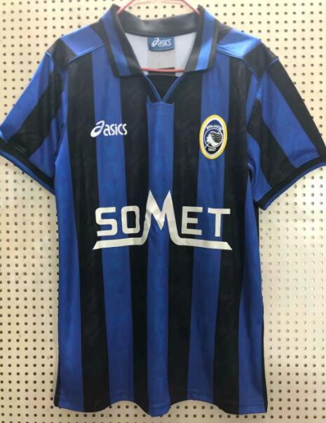 1996-97 Atalanta Bergamasca Calcio Retro Home Kit Soccer Jersey